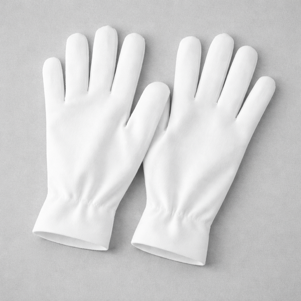 זוג כפפות בד למריחת סילר