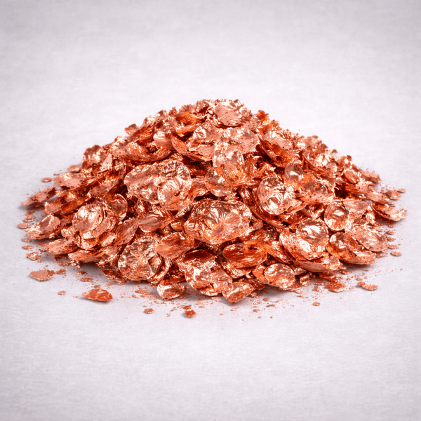 פתיתים דקים לעיצוב כלי בטון - רוז גולד